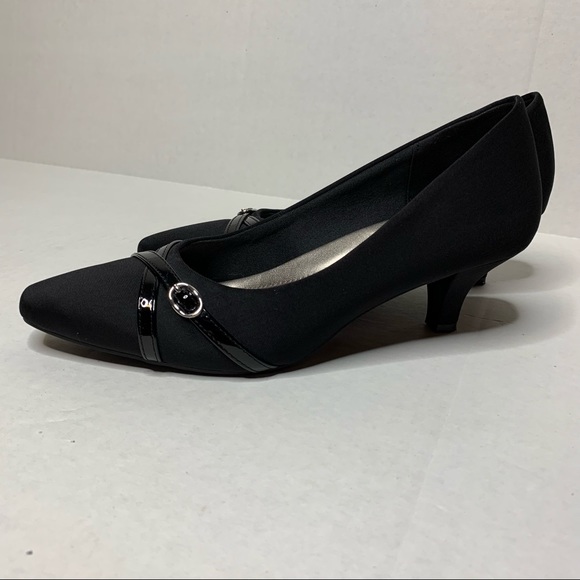 Aubrey Lynn Shoes - Women Aubrey Lynn Black 7M Heel Dress Shoe